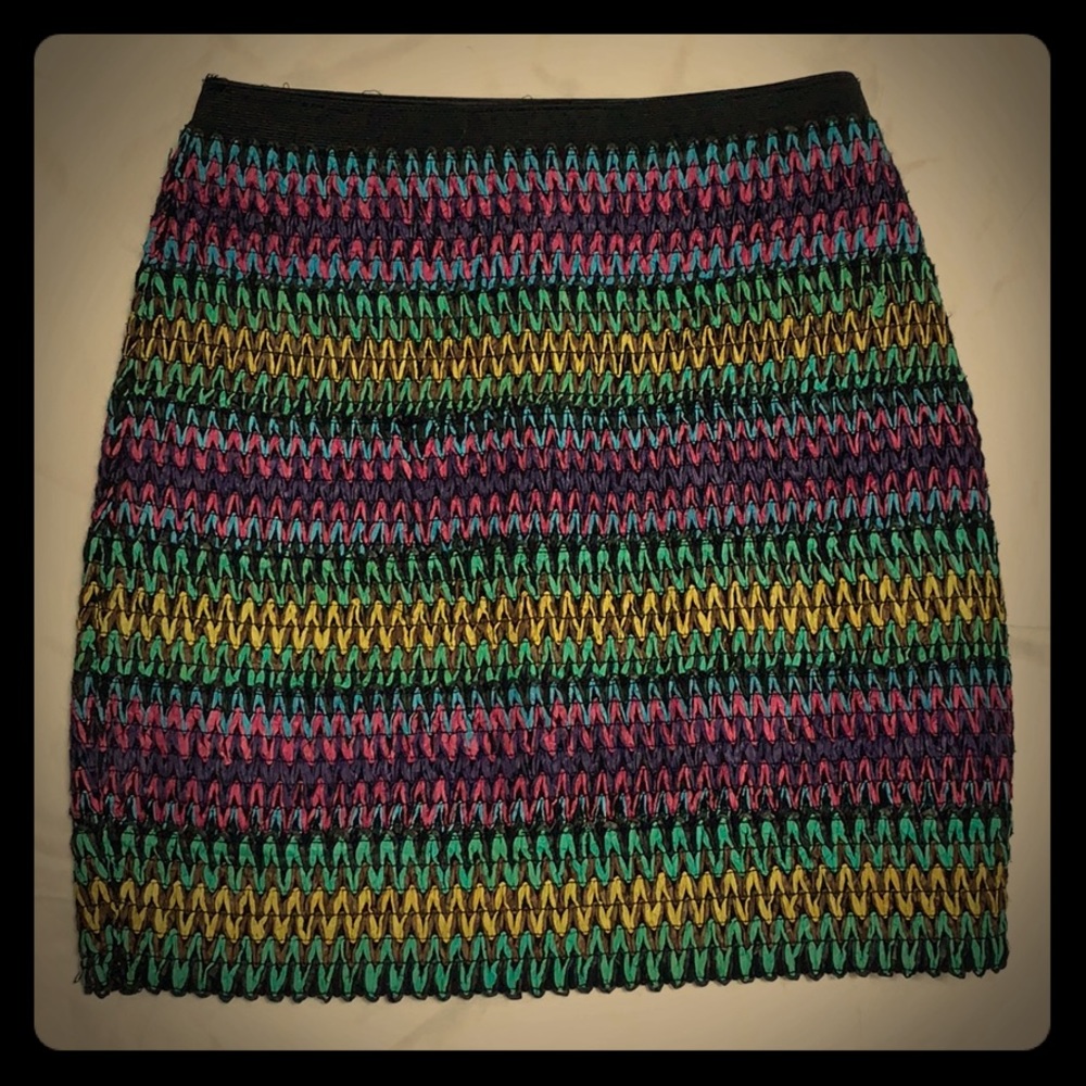 WOW couture zigzag mini skirt